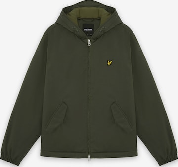 Lyle & Scott Tussenjas in Groen: voorkant