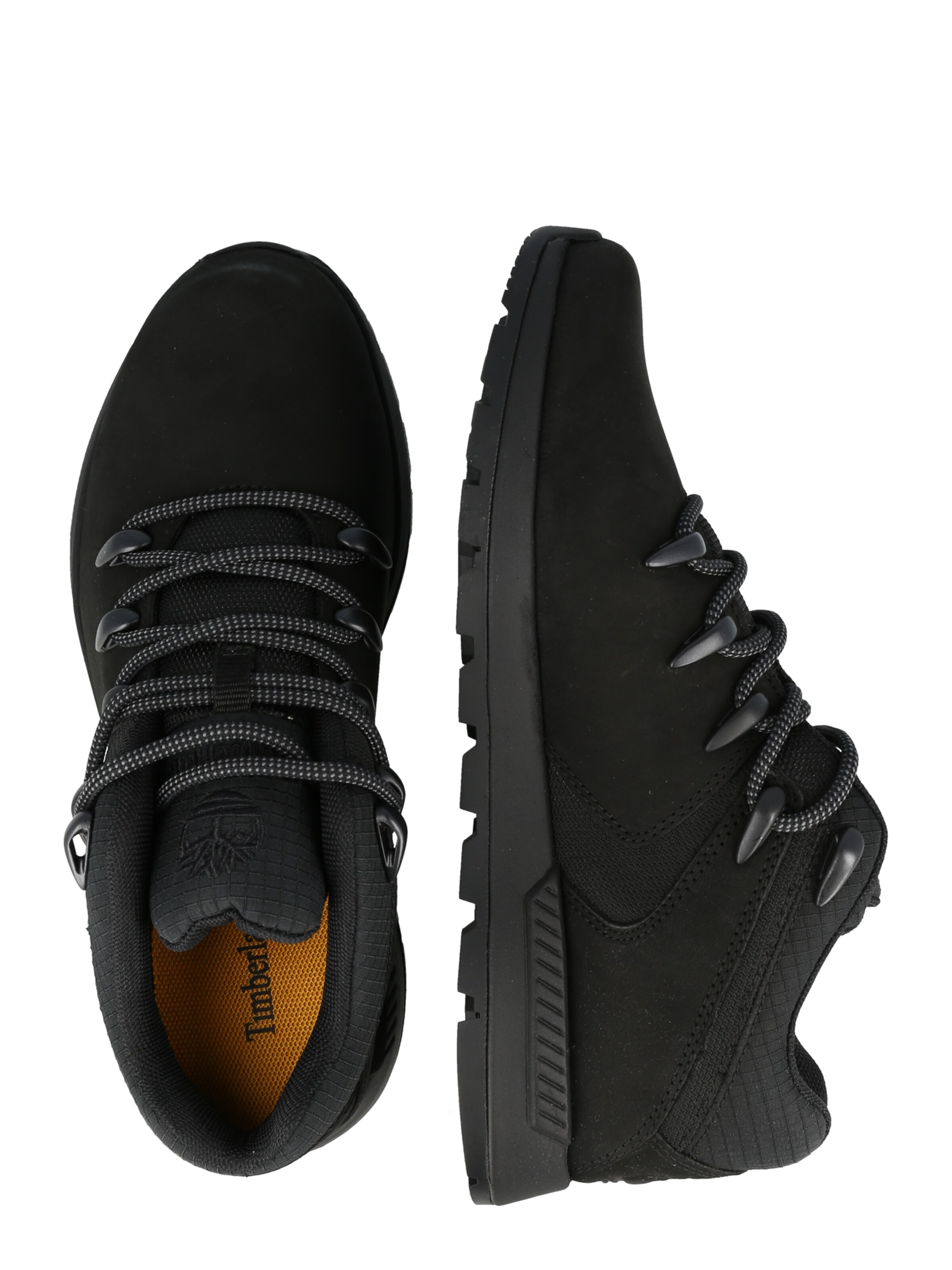 Bocanci cu șireturi 'Trekker' de la TIMBERLAND pe negru