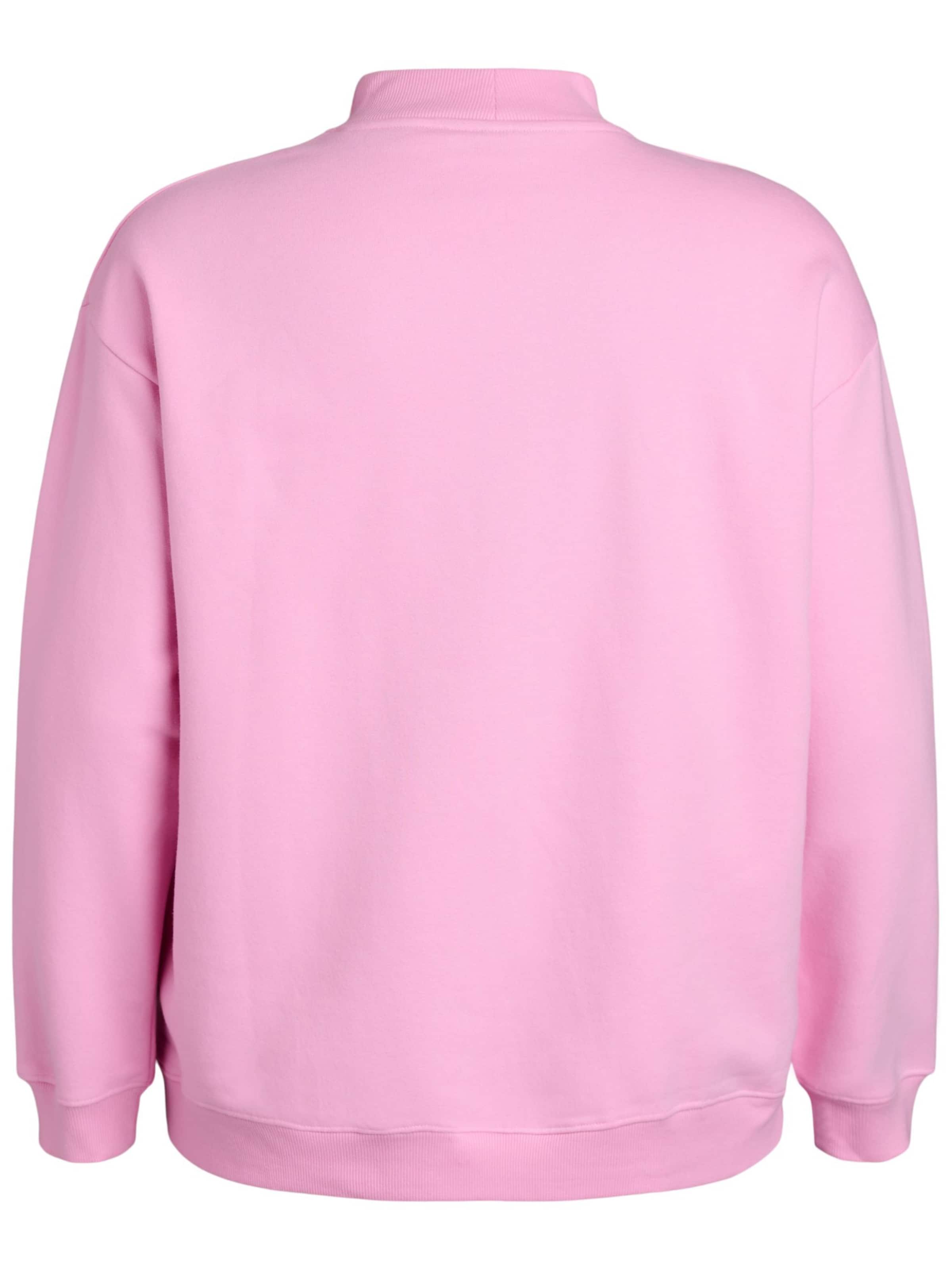 Zizzi Свитшот 'MRIKKE' в Ярко-розовый