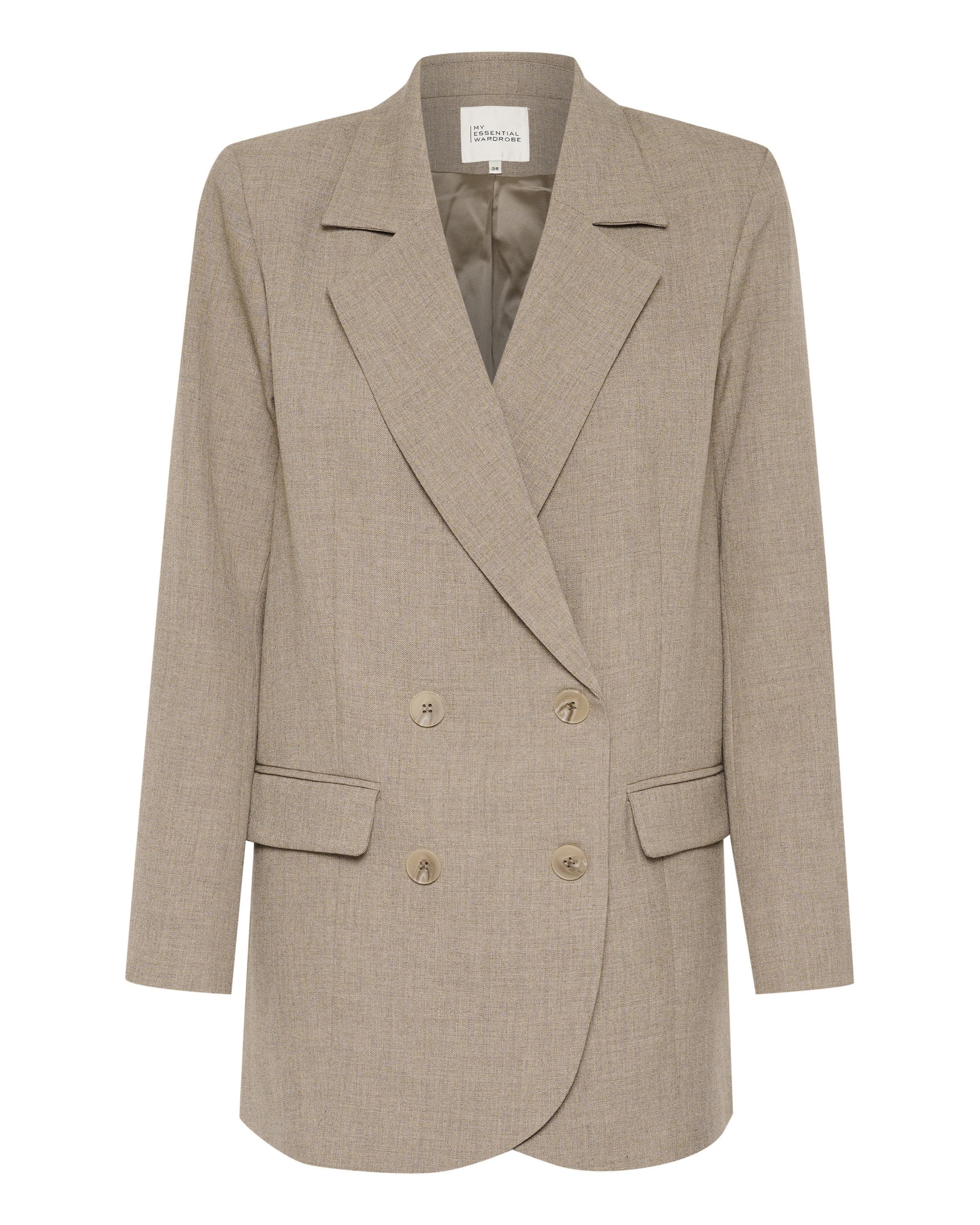 Blazer 'Dion' My Essential Wardrobe en beige : devant