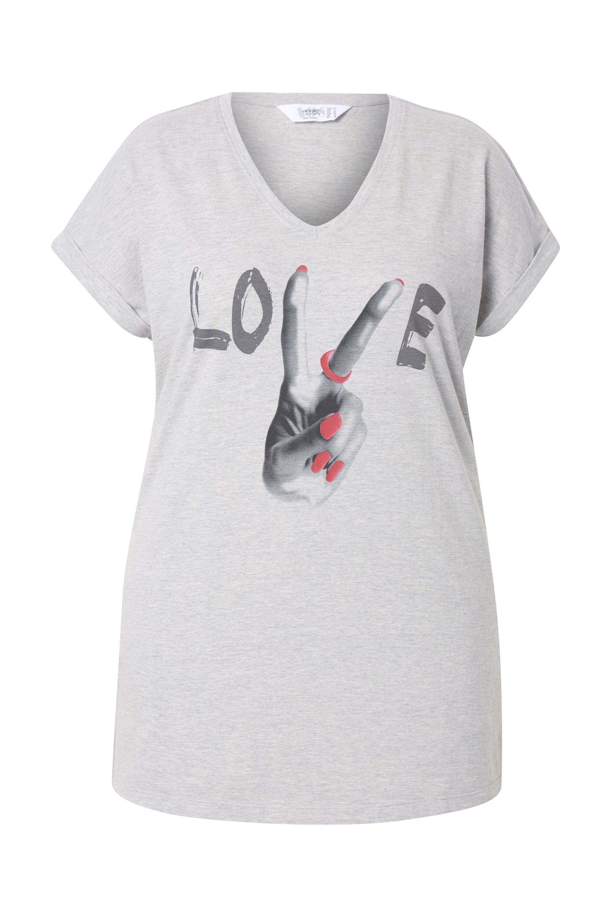 Angel of Style Shirt in Grey: front
