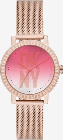 DKNY Analog Watch in Pink: front