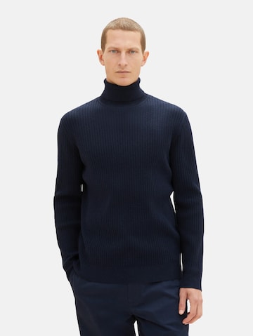 Pull-over TOM TAILOR en bleu : devant