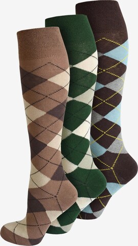 normani Knee High Socks in Mixed colors: front