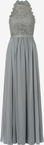 Marie Lund Evening Dress in Grey: front