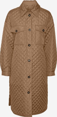 VERO MODA Between-Seasons Coat 'SIMONE ROSE' in Brown: front