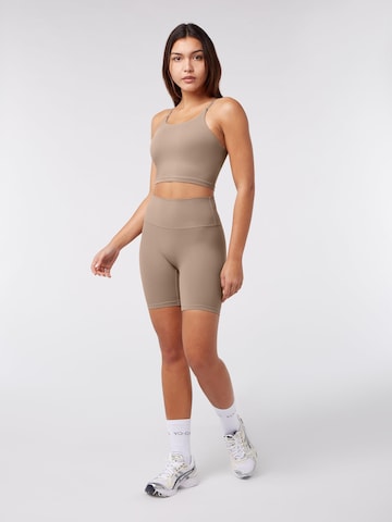 YO-GAYA Skinny Leggings in Beige
