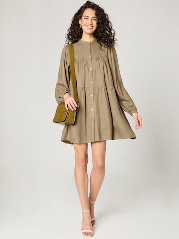 Guido Maria Kretschmer Women Shirt Dress 'Mala' in Beige