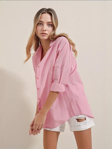 Bigdart - Blusa em rosa
