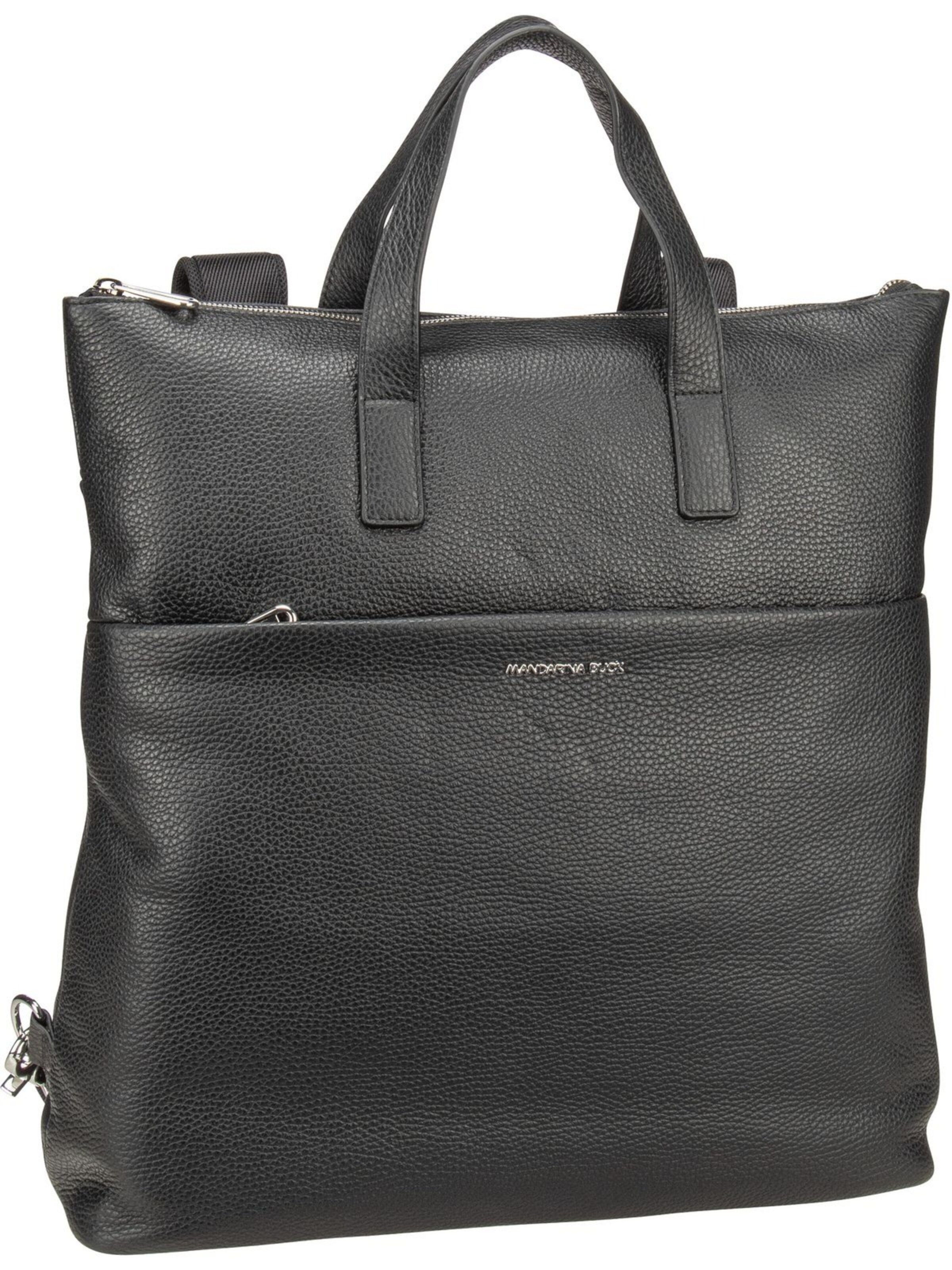MANDARINA DUCK Rucksack 'Mellow Urban' in Schwarz: Vorderseite