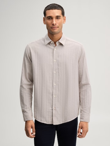 JOOP! Jeans Regular fit Zakelijk overhemd in Beige: voorkant