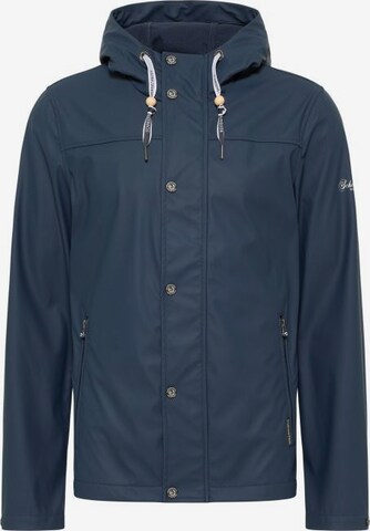 Schmuddelwedda Between-Season Jacket 'Grassland' in Blue: front