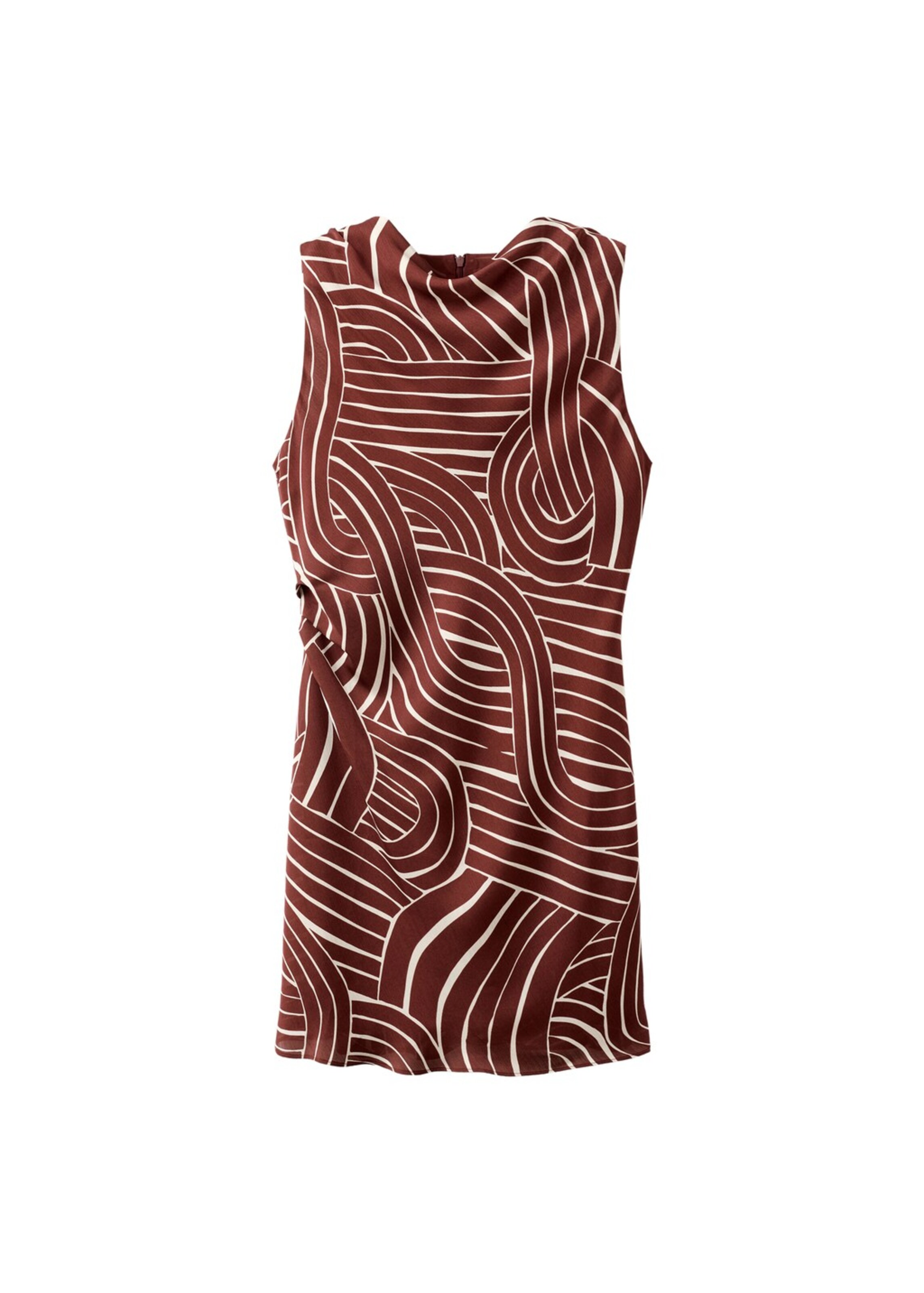 MANGO Dress 'Bronze-w' in Red: front