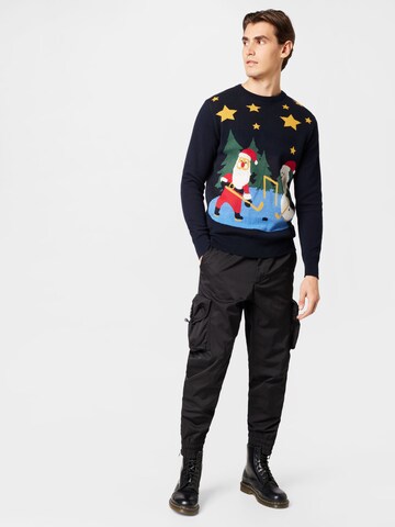 Kronstadt Regular fit Sweater 'Christmas' in Black