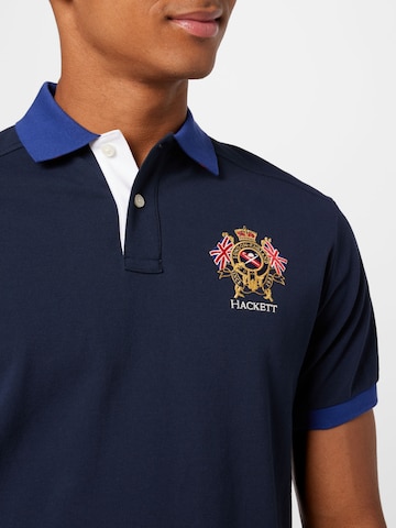 Hackett London Poloshirt 'CREST' in Blau