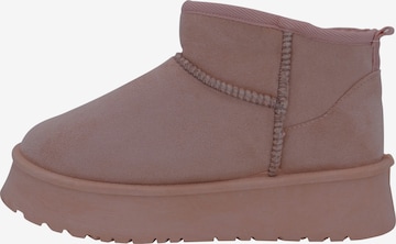 Stivaletto di Elara in rosa: frontale