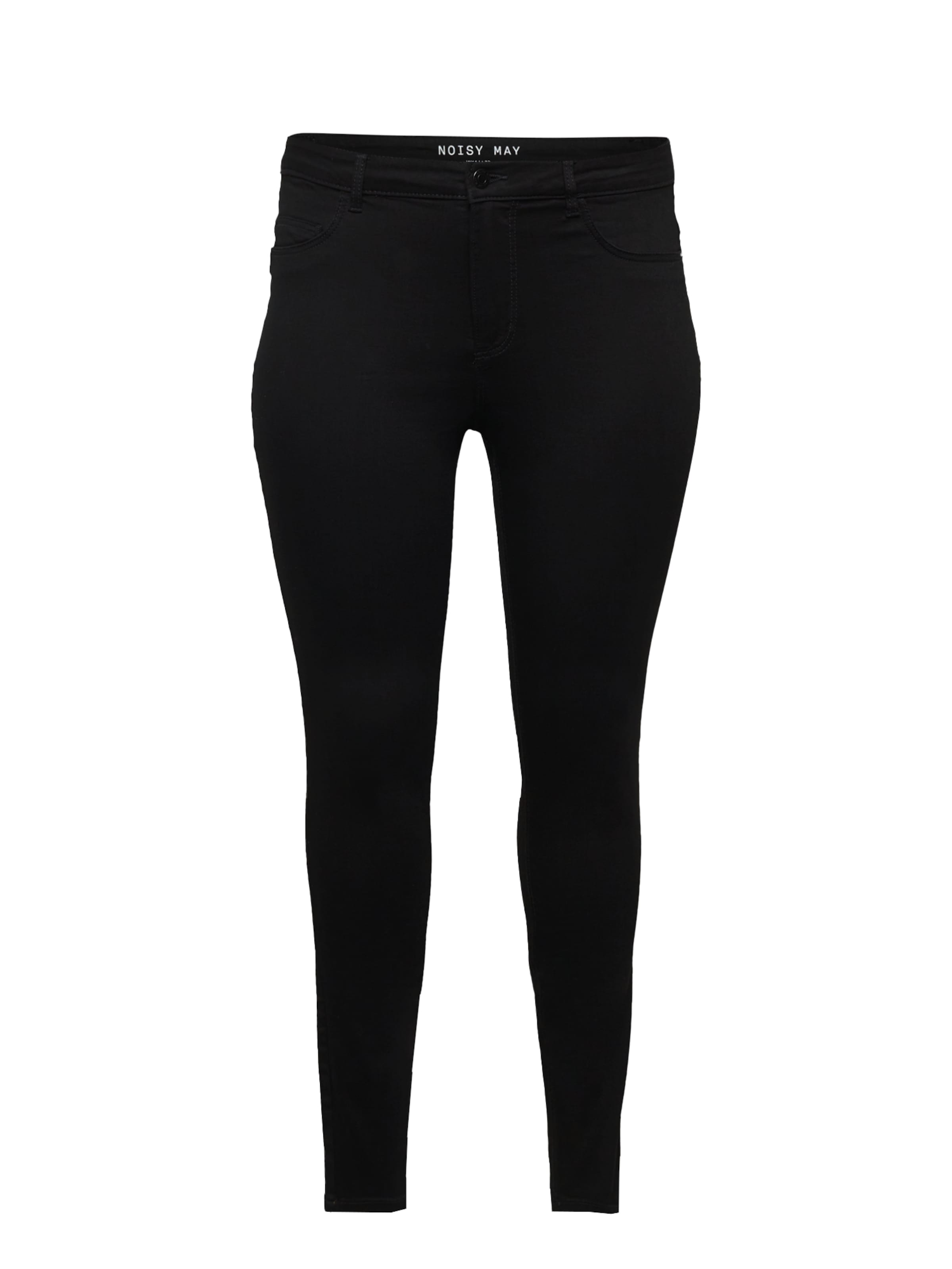 Noisy May Curve Skinny Jeans 'ALLIE' in Black: front