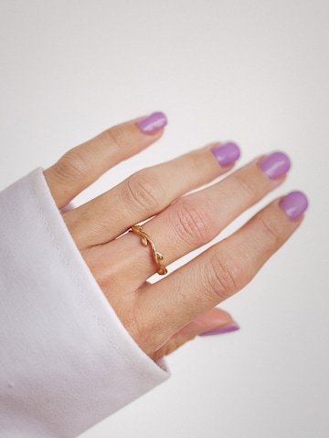 Hey Happiness - Anillo 'Laurel' en oro