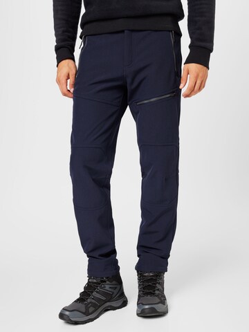 Regular Pantalon outdoor 'AHLEN' ICEPEAK en bleu : devant