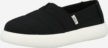 TOMS Slip-Ons 'Alpargata Mallow' in Black: front