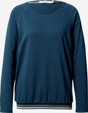 CECIL - Camiseta en azul: frente