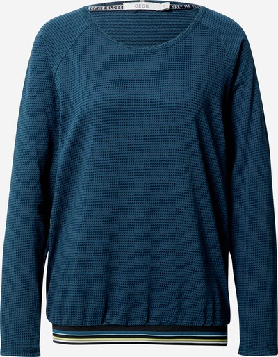 CECIL Shirt in de kleur Geel / Petrol / Zwart / Wit, Productweergave