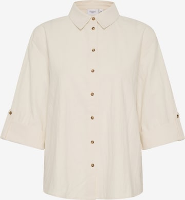 SAINT TROPEZ Blouse 'ZalindaSZ' in Wit: voorkant