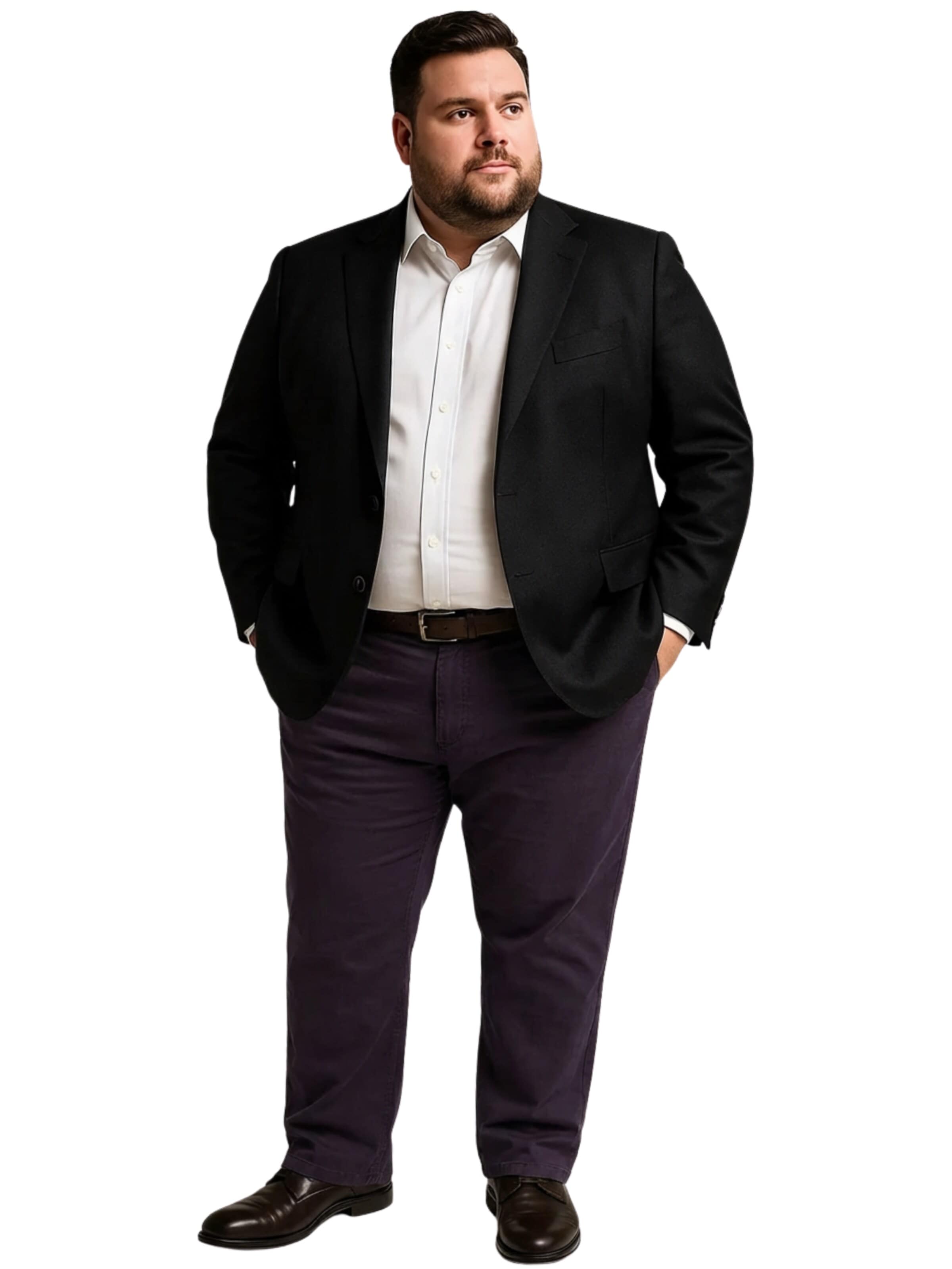 Wide Leg Pantalon chino 'LV-0906 Übergrößen' Lavecchia en bleu