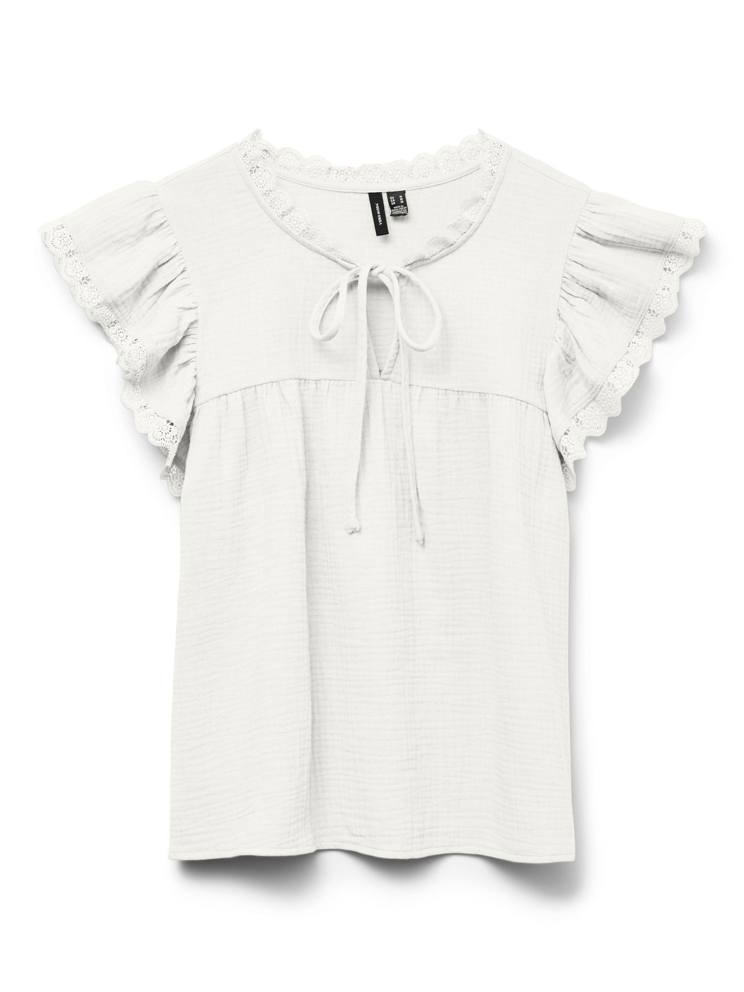 VERO MODA Blouse 'VMNatali' in Wit: voorkant