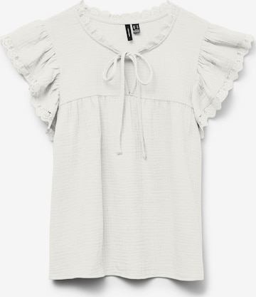 VERO MODA Blouse 'VMNatali' in Wit: voorkant