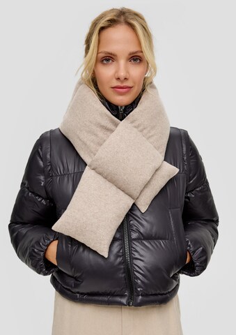 s.Oliver Schal in Beige: Vorderseite