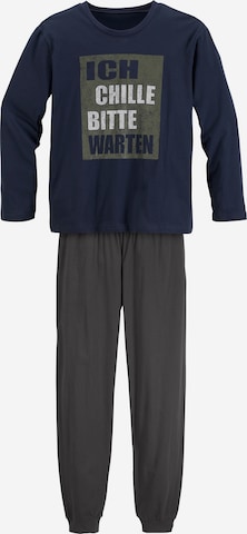 Authentic Le Jogger Pajamas in Blue: front