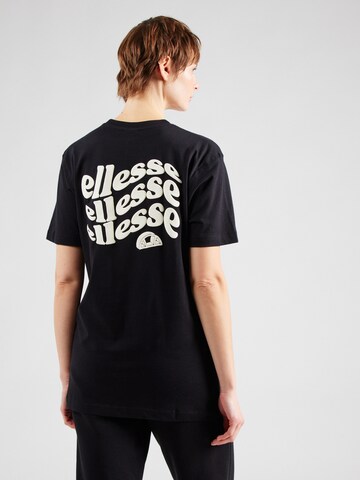 melns ELLESSE T-Krekls 'Galao': no priekšpuses