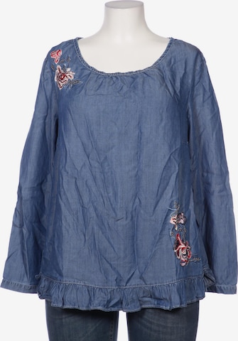 VIA APPIA DUE Blouse & Tunic in XXL in Blue: front