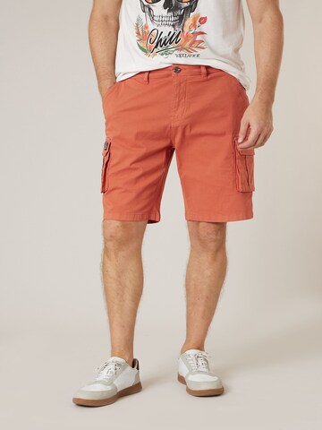 Loosefit Pantalon cargo 'Slog' Deeluxe en orange : devant