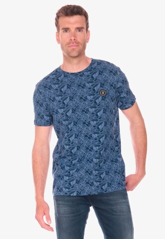 Le Temps Des Cerises T-Shirt 'ROBAS' in Blau: Vorderseite