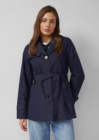 s.Oliver Tussenmantel in Blauw: voorkant