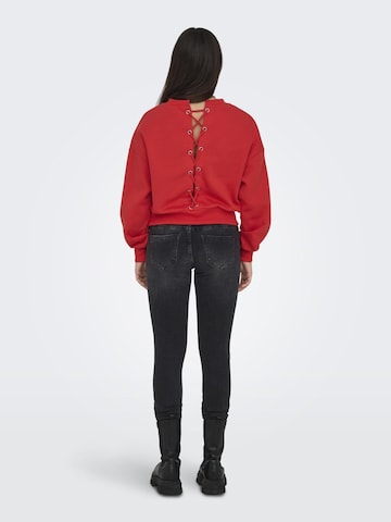 Sweat-shirt ONLY en rouge