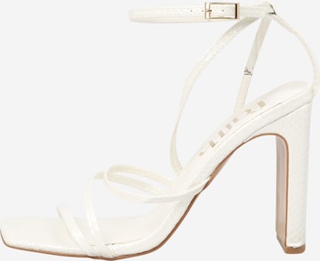 Dorothy Perkins Sandalen met riem 'Ezzie' in Wit