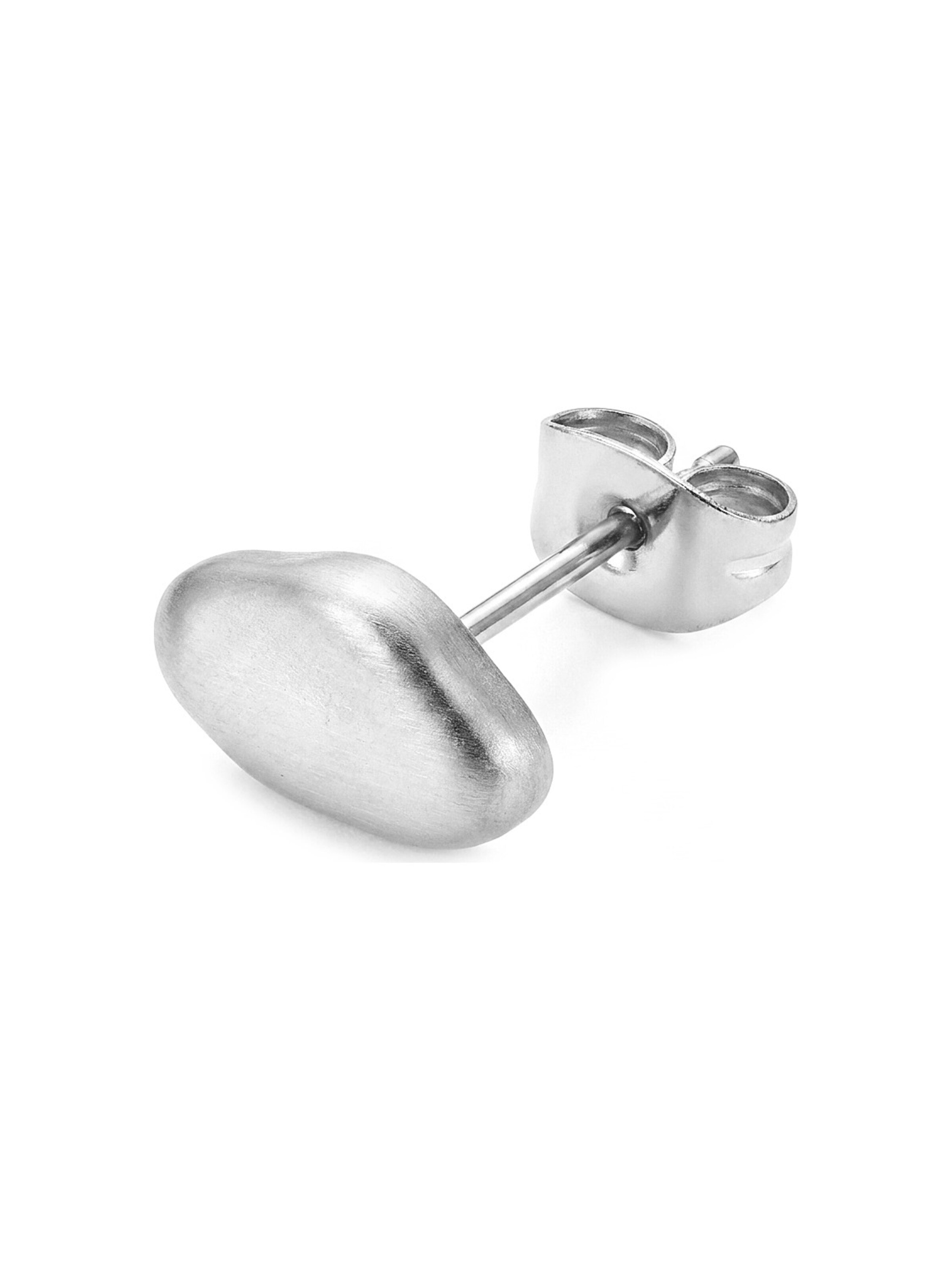 Arkai Earring 'Organic' in Silver: front