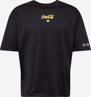 Champion Authentic Athletic Apparel - Camisa em preto: frente