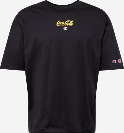 Champion Authentic Athletic Apparel T-Shirt en jaune / rouge / noir / blanc, Vue avec produit