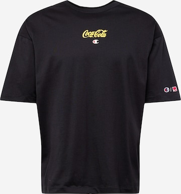 T-Shirt Champion Authentic Athletic Apparel en noir : devant