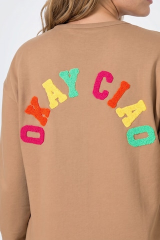 MIAMODA Sweatshirt in Bruin