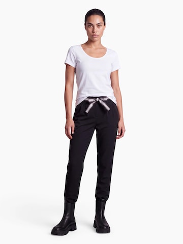 ONLY Tapered Bandplooibroek 'ONLPOPTRASH-RITA' in Zwart