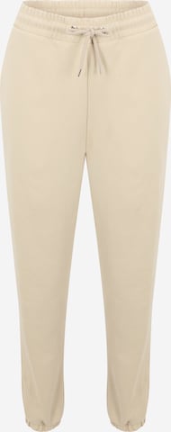 Monki Tapered Trousers in Beige: front