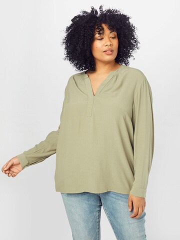 Esprit Curves Blouse in Green: front