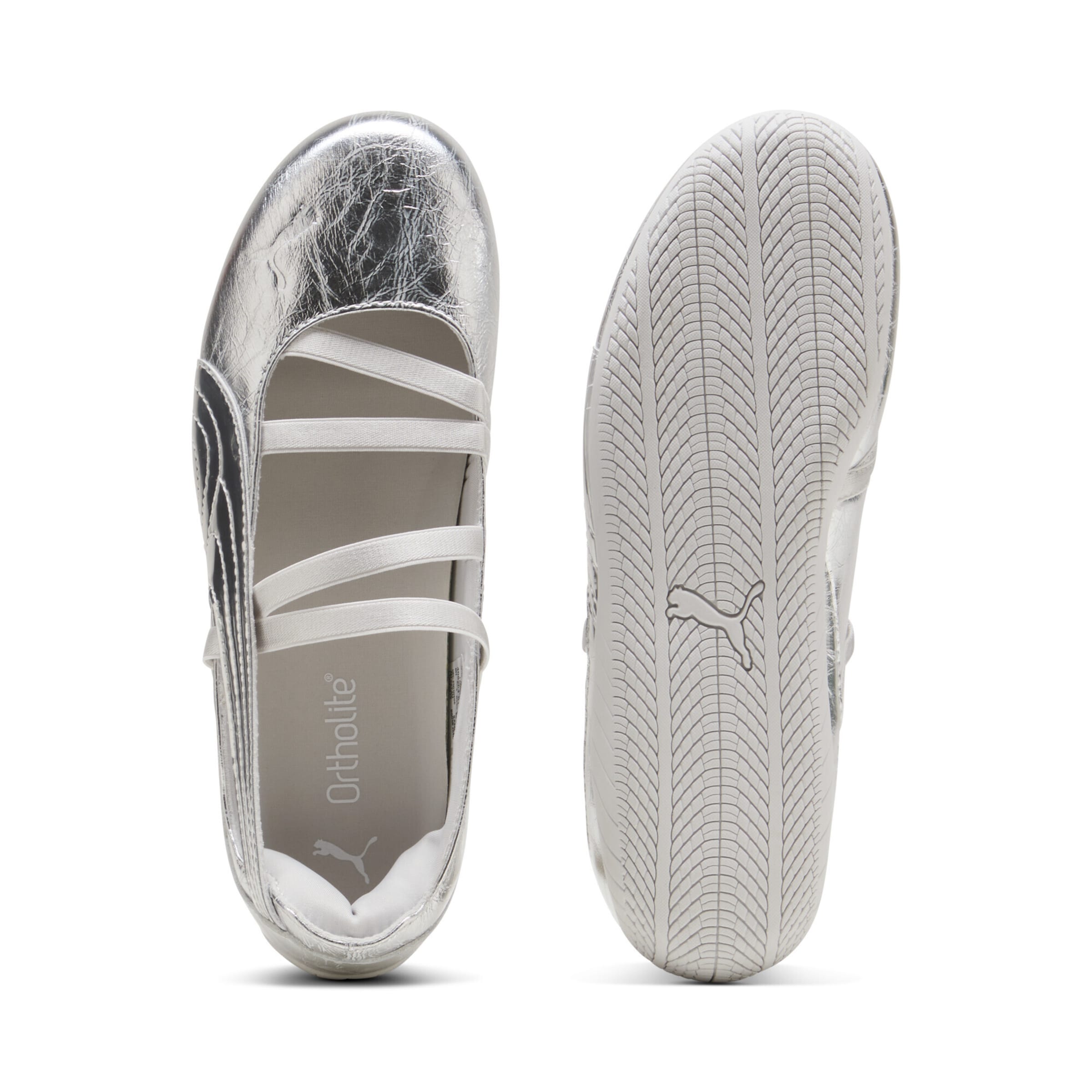 Baskets basses 'Speedcat' PUMA en argent
