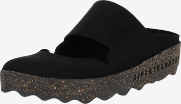 Asportuguesas Slippers in Black: front