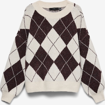 VERO MODA Neulepaita koossa XS värissä norsunluu / meleerattu musta, Tuotenäkymä